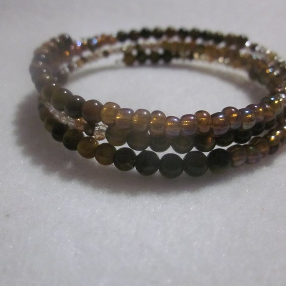 Multi Brown Memory / Wrap / Bracelet - Picture 6 of 8